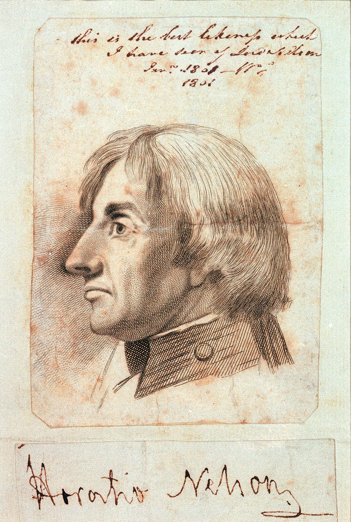 Detail of Horatio Nelson (1758-1805) by Simon de Koster
