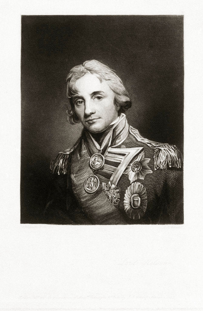 Detail of Horatio Nelson (1758-1805) by John Hoppner