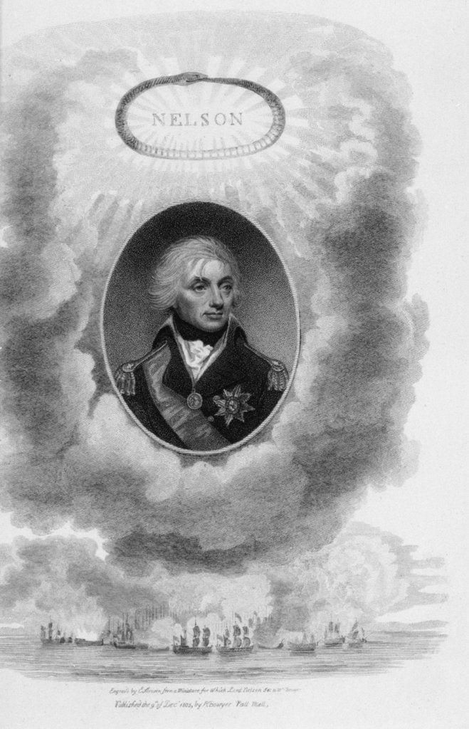 Detail of Horatio Nelson (1758-1805) by Robert Bowyer