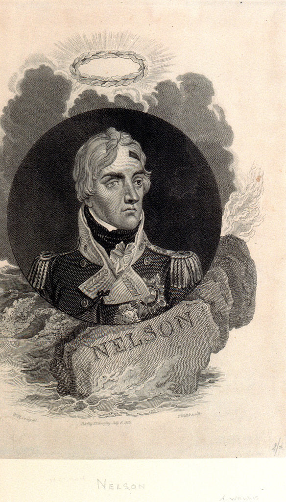 Detail of Horatio Nelson by William Marshall Craig