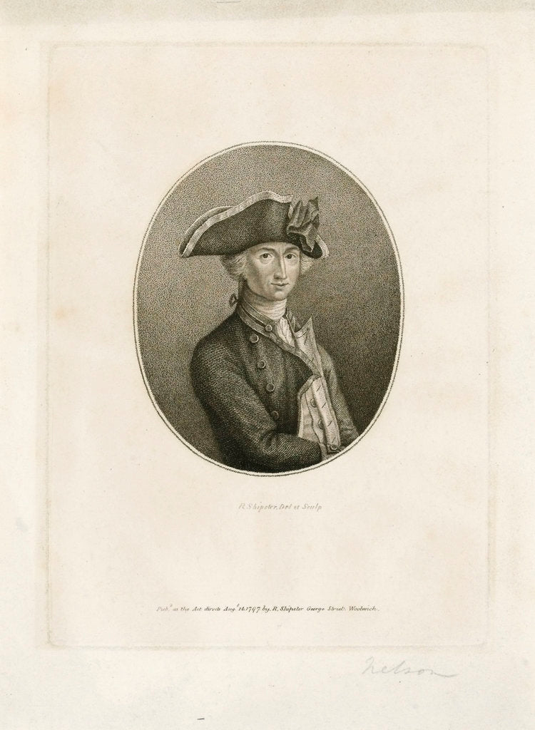 Detail of Horatio Nelson by John Francis Rigaud