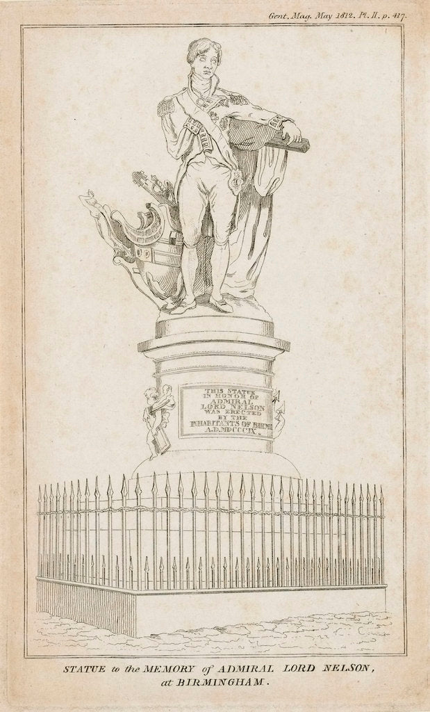 Detail of Statue to the Memory of Admiral Lord Nelson by unknown