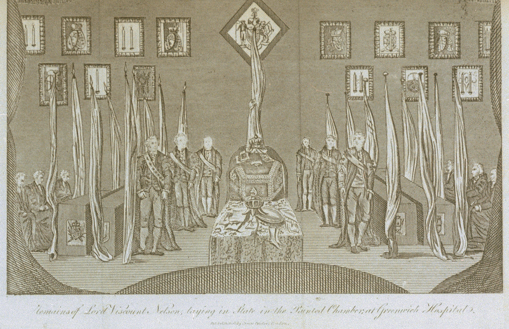 Detail of Remains of Lord Viscount Nelson by James Cundee