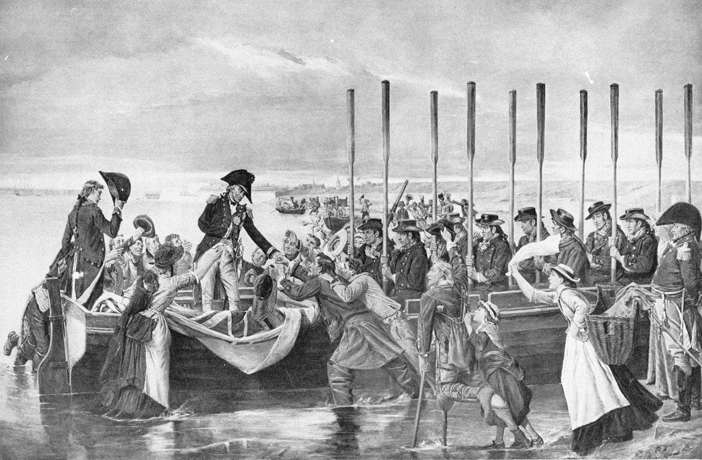 Detail of Nelson's last farewell to England... by Eyre Crowe