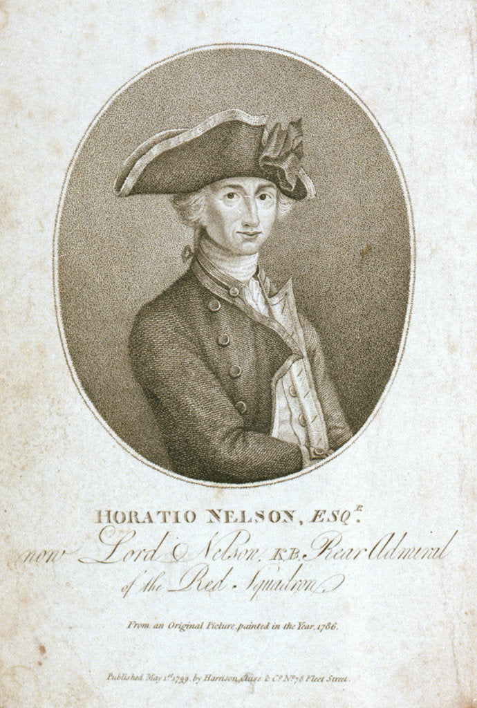 Detail of Horatio Nelson (1758-1805) by John Francis Rigaud