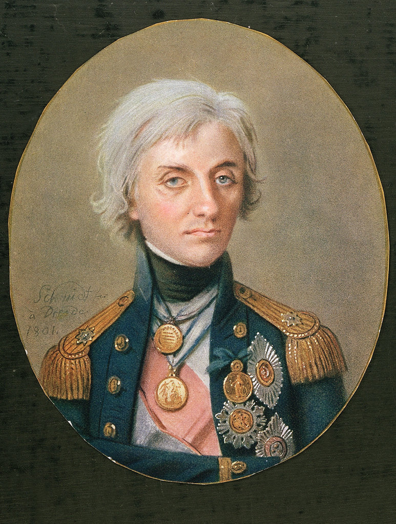 Detail of Horatio Nelson (1758-1805) by Johann Heinrich Schmidt