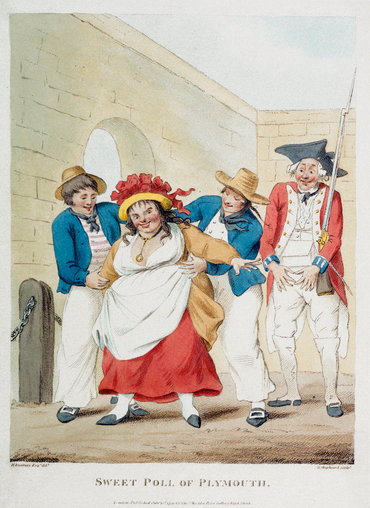 Detail of Sweet Poll of Plymouth by Henry William Bunbury