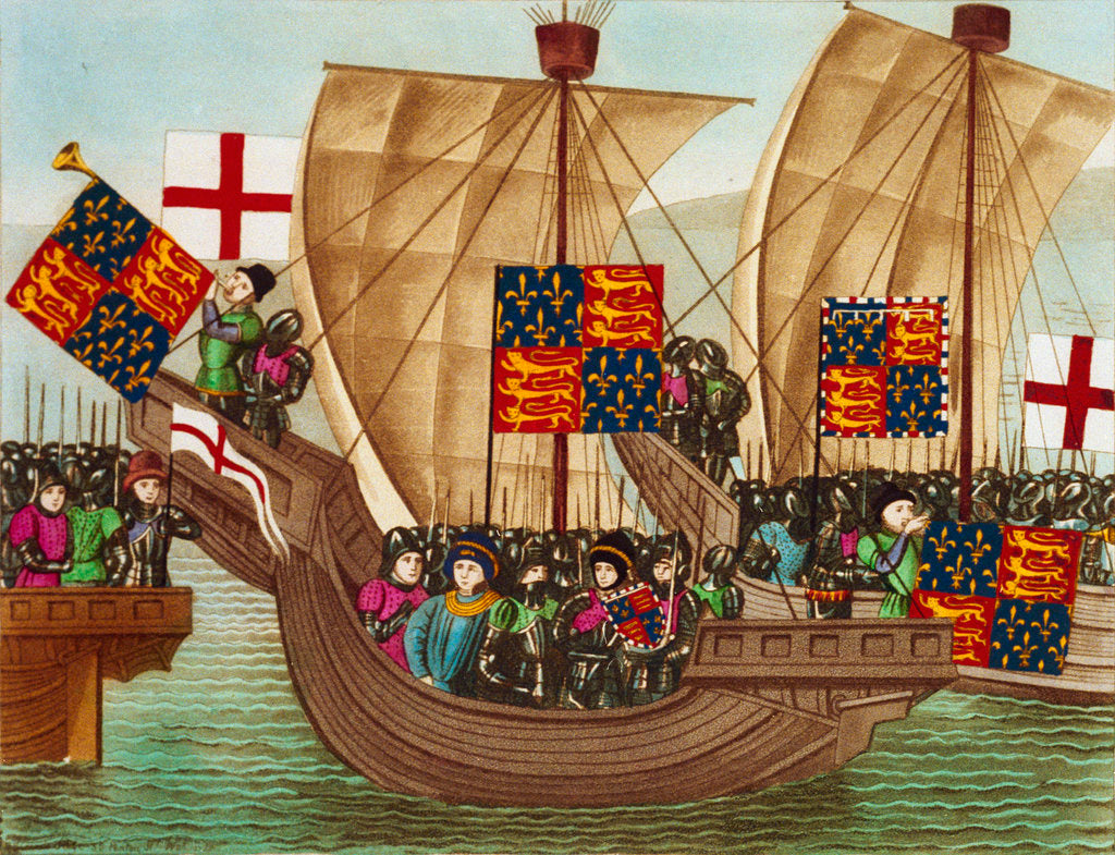 Detail of Calais July 1380 by Froissart