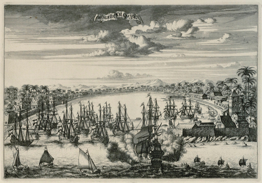 Detail of De stadt Colombe by unknown