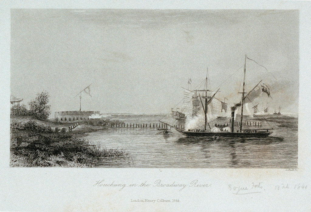 Detail of Houchung in the Broadway river by S. Bull
