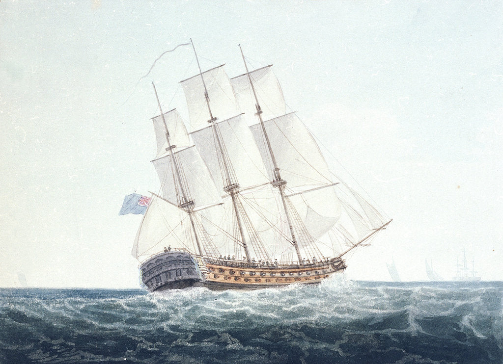 Detail of HMS 'Ajax' by unknown