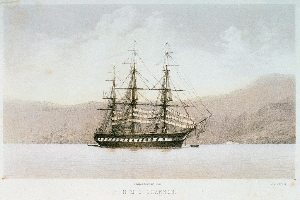 Detail of HMS 'Shannon' by Forster & Co