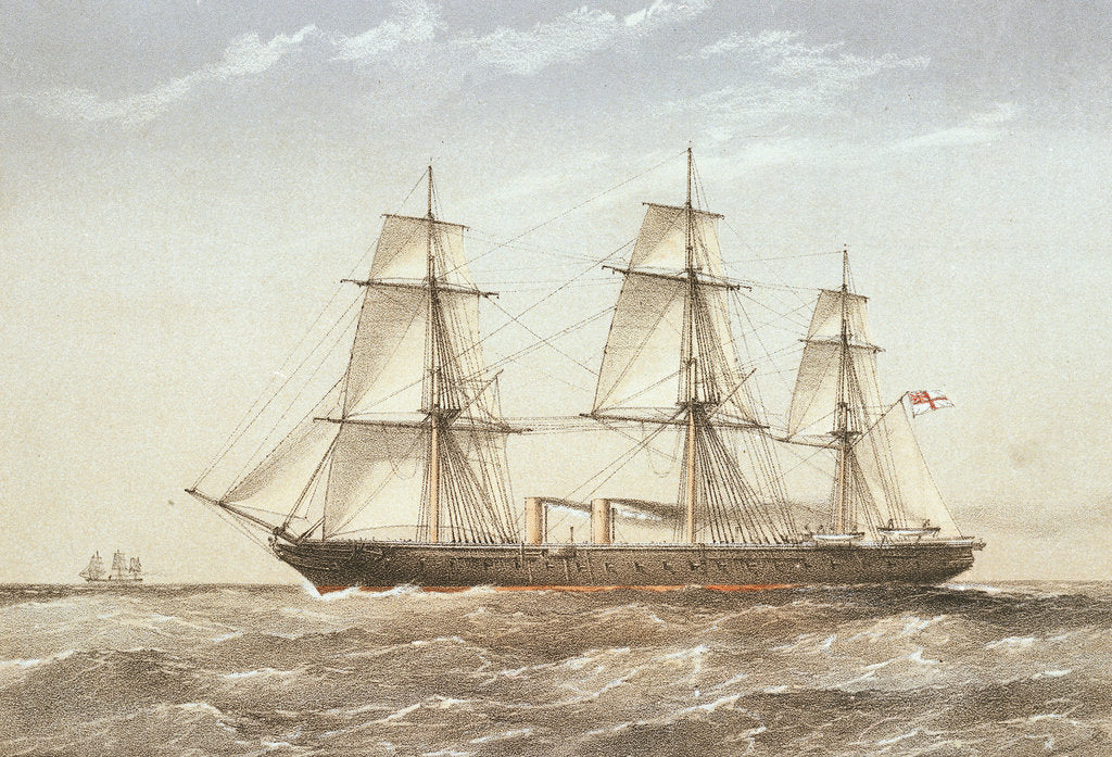 Detail of HMS 'Warrior' by Griffin & Co