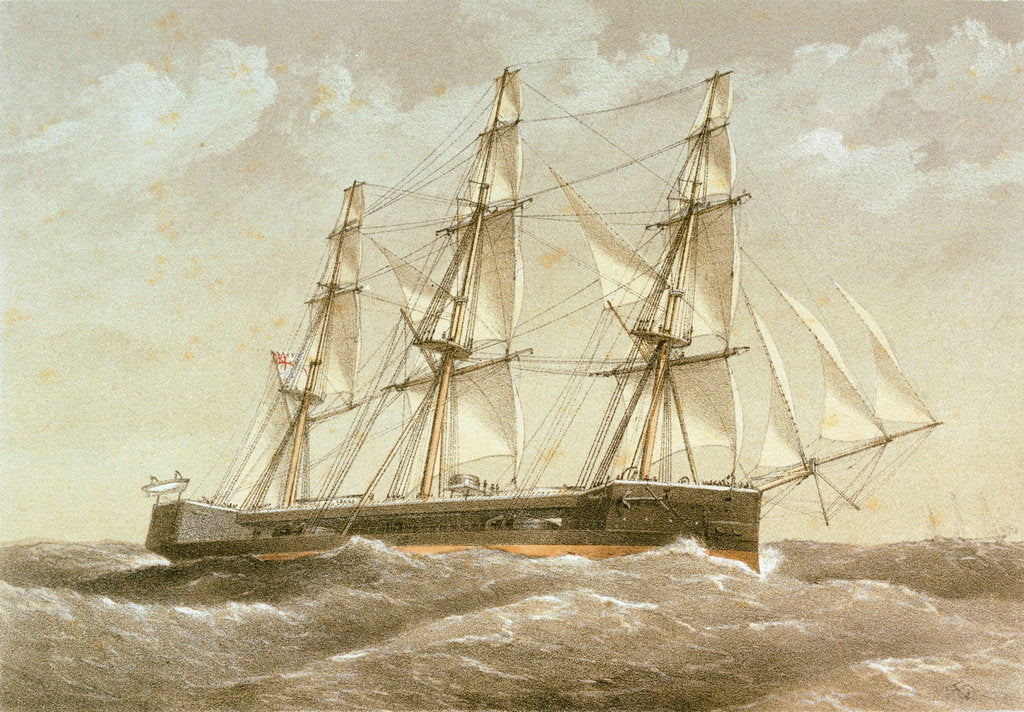 Detail of HMS 'Captain' by Griffin & Co