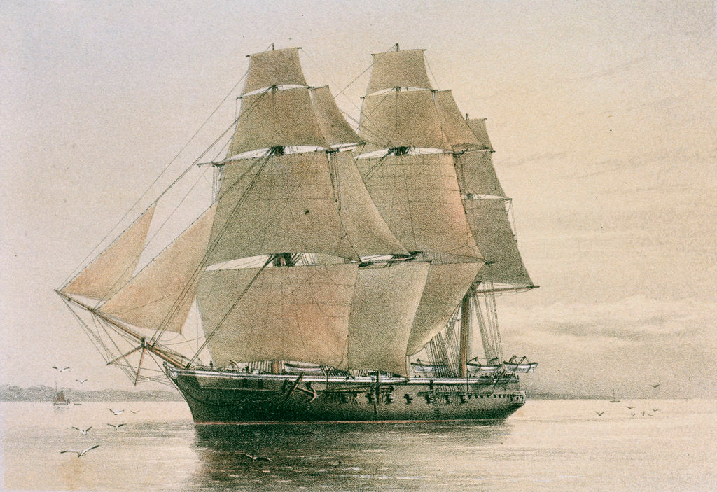 Detail of HMS 'Boadicea' by Griffin & Co
