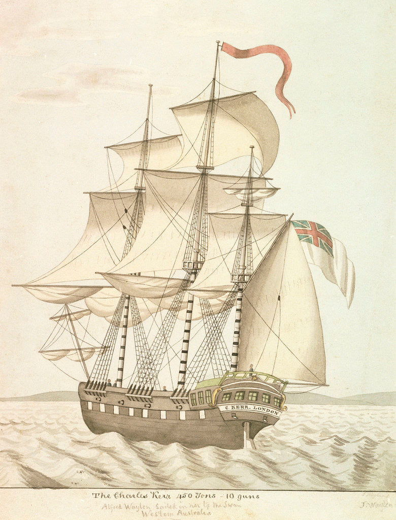 Detail of The 'Charles Kerr' by J. Waylen