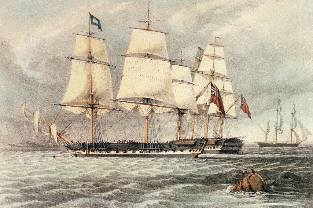 Detail of The 'Marchioness of Ely' & 'General Hewitt', 16 June 1822 by J. Luard