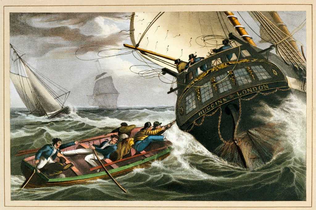 Detail of Taking a pilot on board by unknown