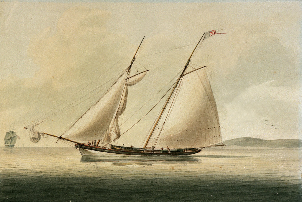Detail of American pilot boat by unknown