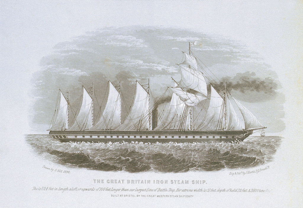 Detail of The 'Great Britain' by G. Hill