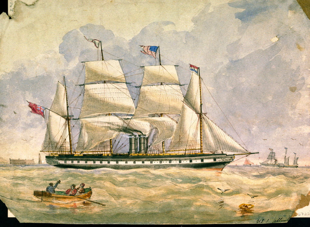 Detail of The 'Great Britian' by Ch.W.