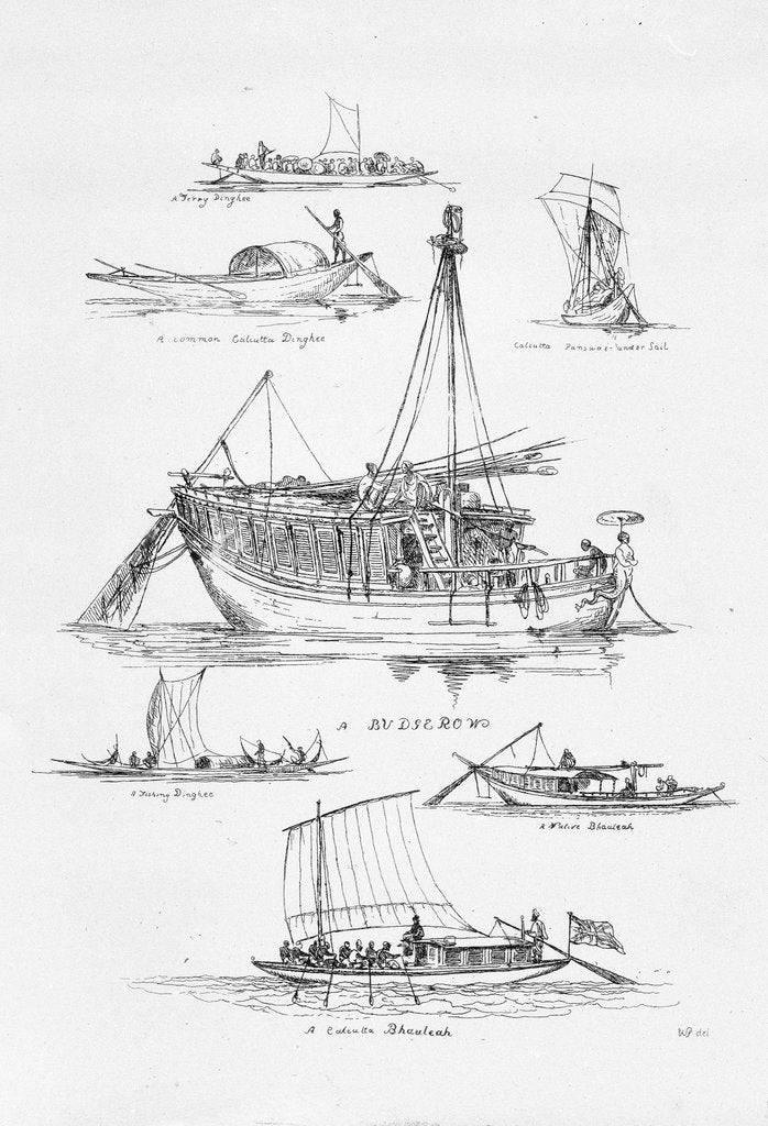 Detail of A Terry Dinghee by W. Purser