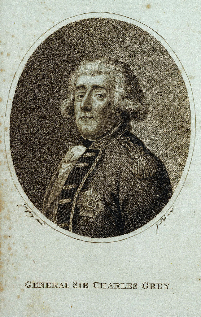 Detail of General Sir Charles Grey by Godefroy