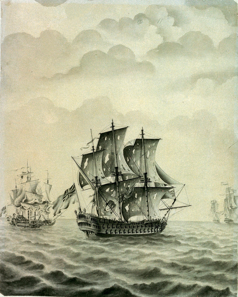 Detail of The 'Warspite' by John Hood