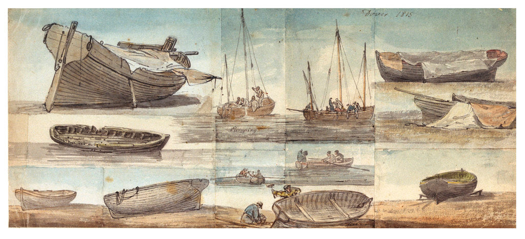 Detail of Dover 1815. Pumping by William Payne