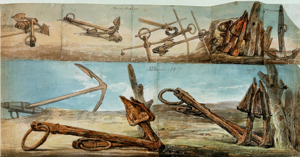 Detail of Dover 1817. Stream Anchor by William Payne