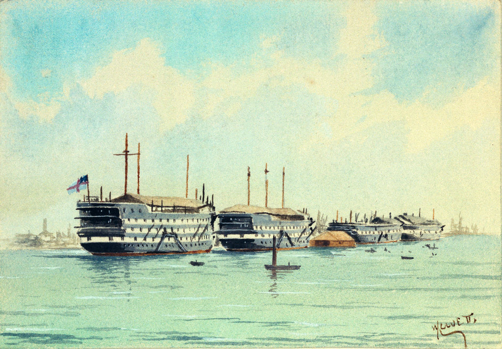 Detail of HMS 'Excellent' Gunnery School by William Cluett