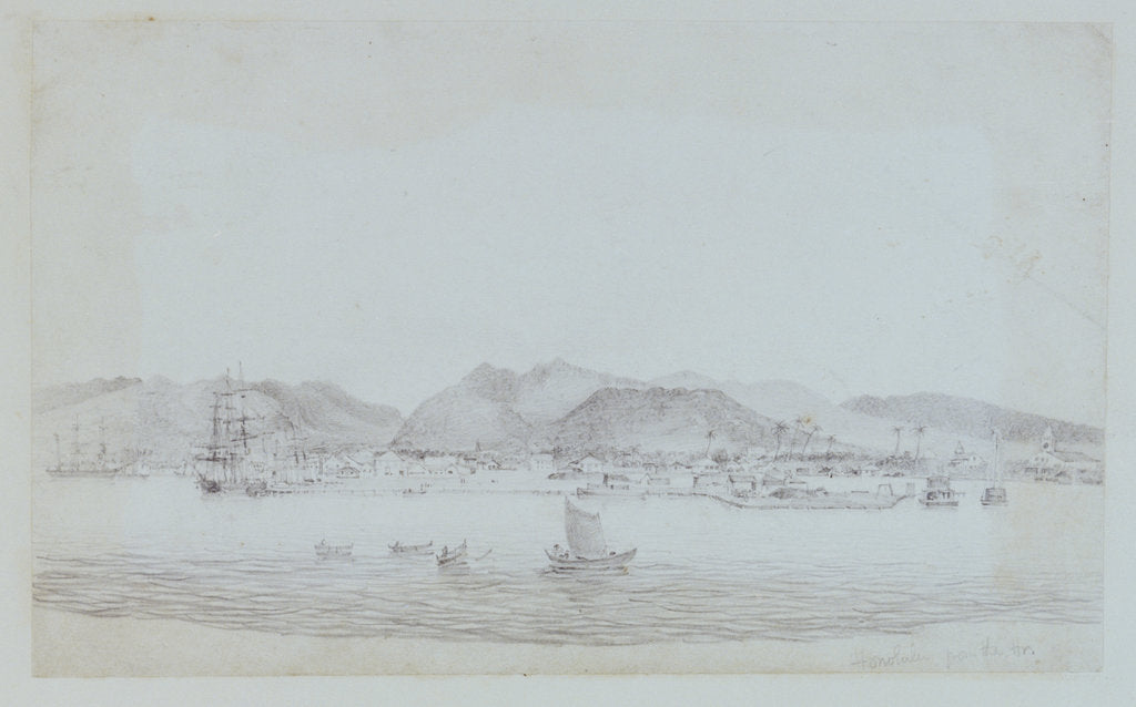 Detail of Honolulu from the Hr by British School