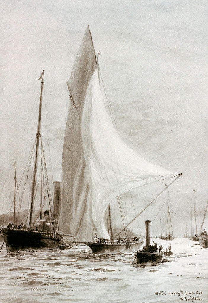 Detail of Meteor winning the Queens Cup by William Lionel Wyllie