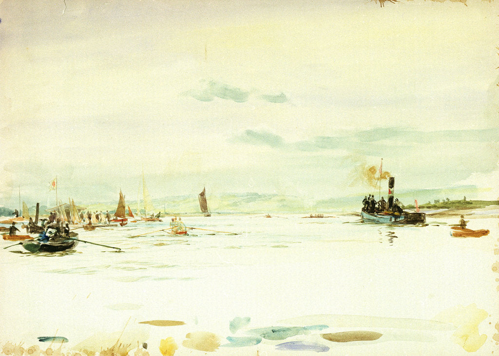 Detail of Rochester by William Lionel Wyllie