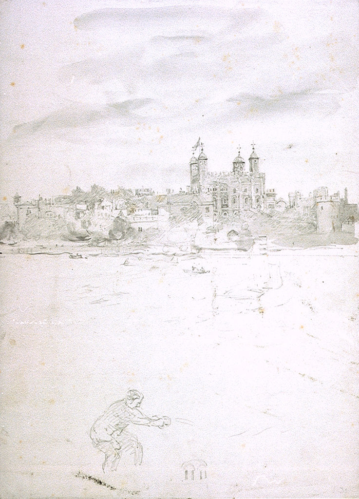 Detail of Tower by William Lionel Wyllie
