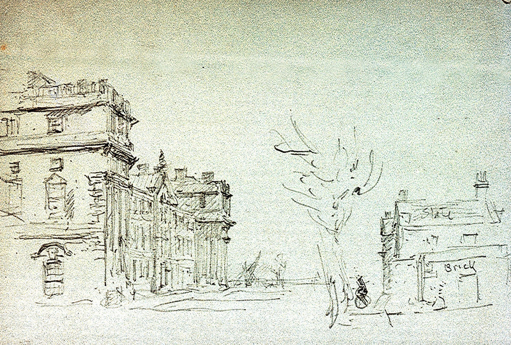 Detail of Greenwich (Royal Naval College) by William Lionel Wyllie