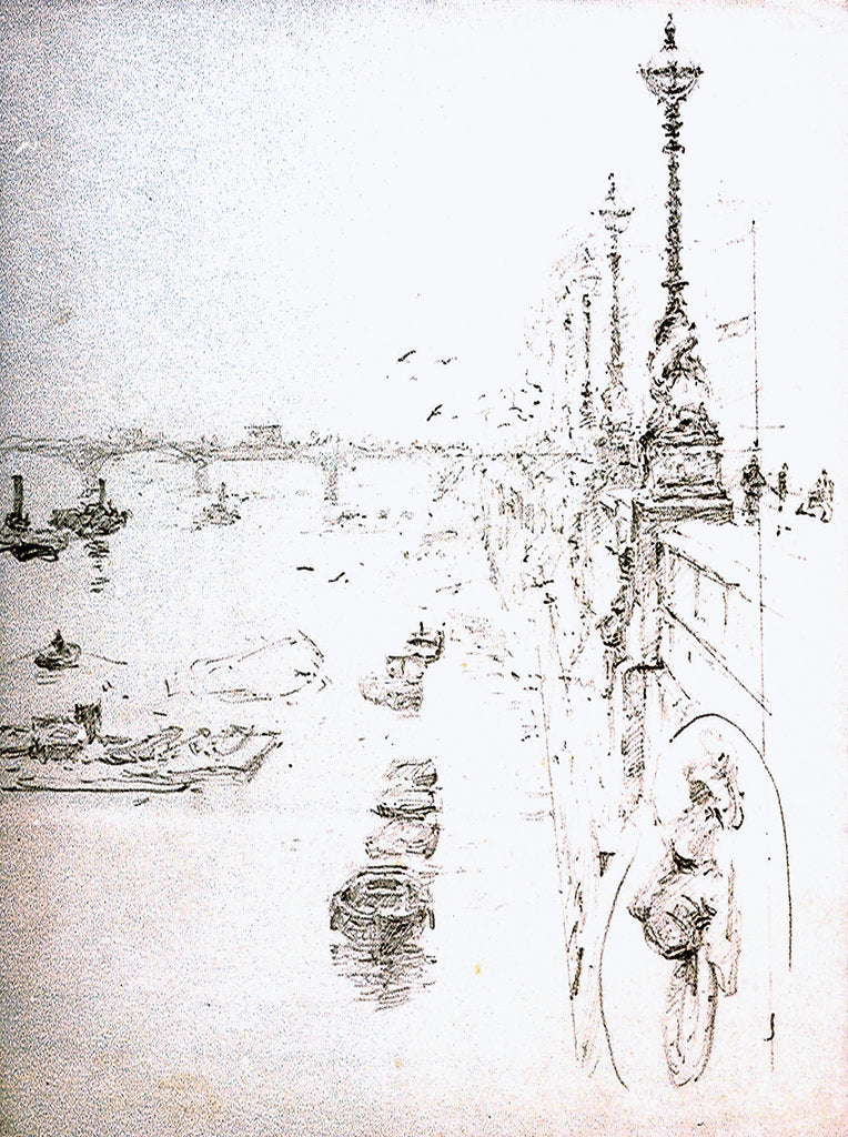 Detail of Embankment by William Lionel Wyllie
