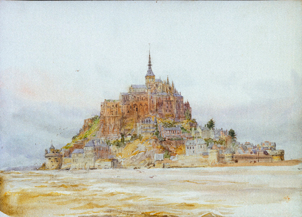 Detail of Mont St Michel by William Lionel Wyllie