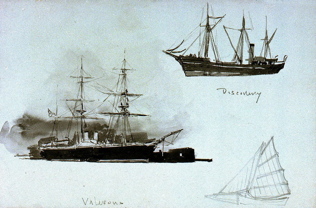 Detail of Discovery', 'Valorous by William Lionel Wyllie