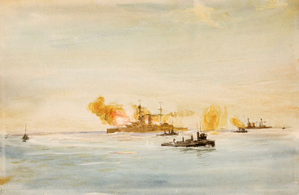 Detail of Jutland by William Lionel Wyllie