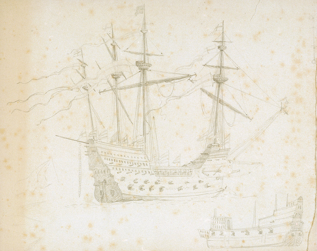 Detail of Study by William Lionel Wyllie