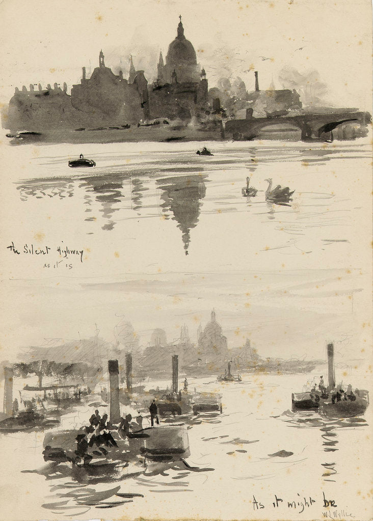 Detail of The Silent Highway by William Lionel Wyllie