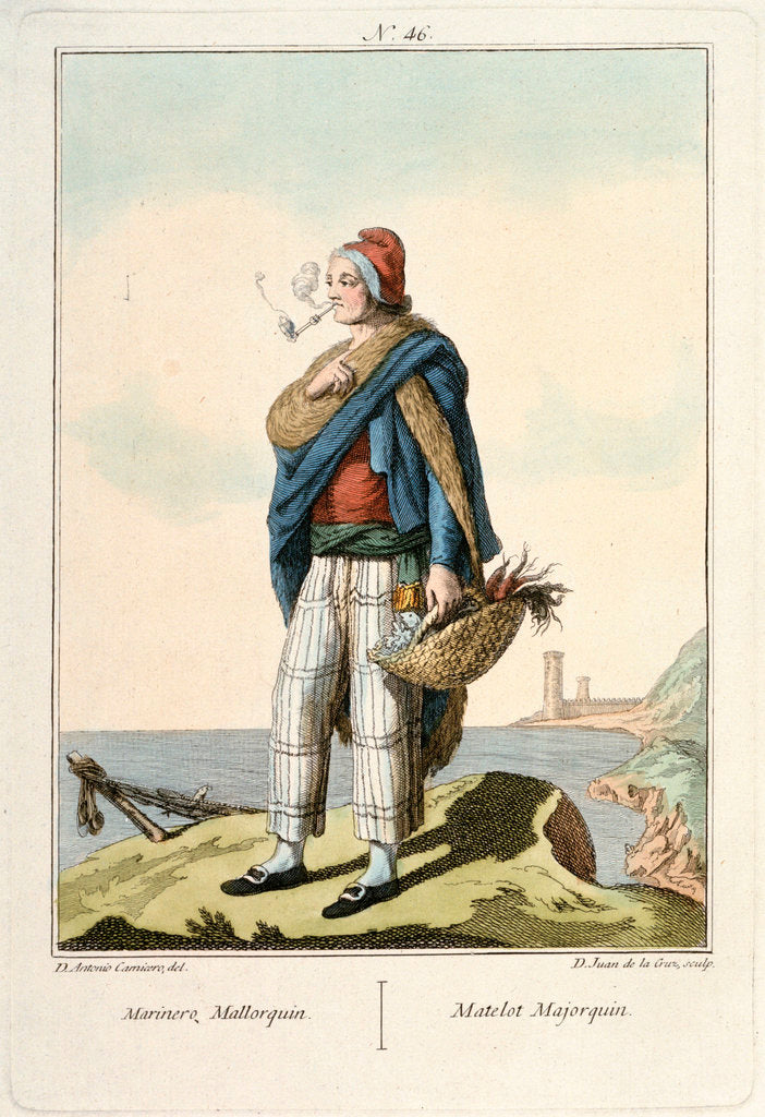 Detail of Matelot Majorquin by Antonio Carnicero
