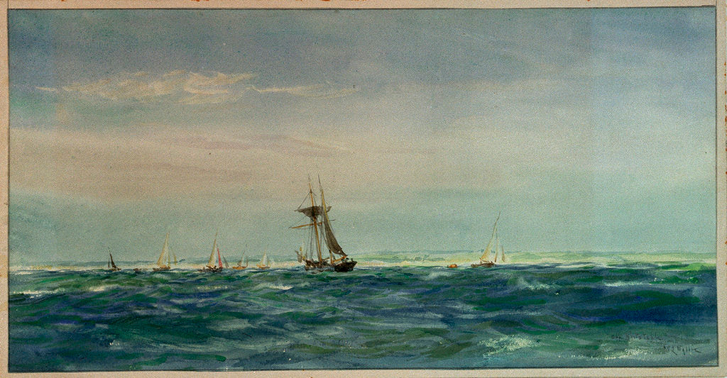 Detail of Off Whitstable by William Lionel Wyllie