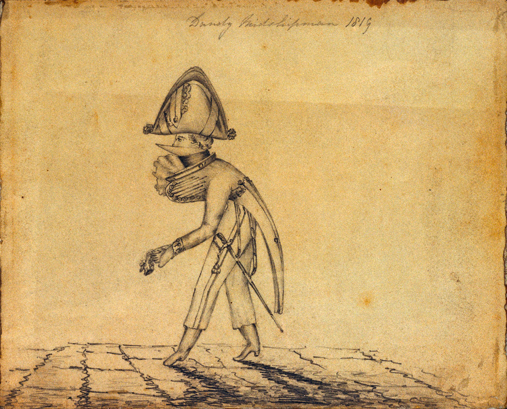 Detail of Dandy midshipman by William Henry Smyth