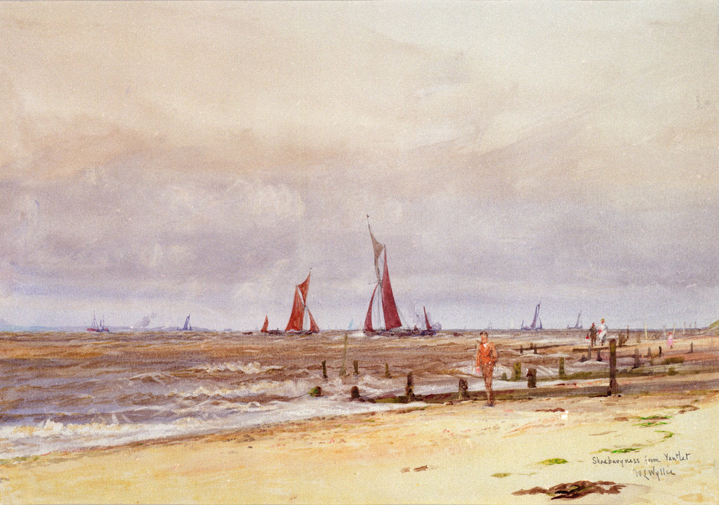 Detail of Shoeburyness from Yantlet by William Lionel Wyllie