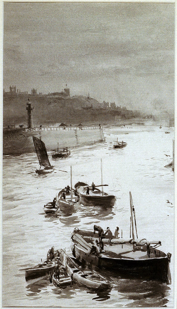 Detail of Yachts by William Lionel Wyllie