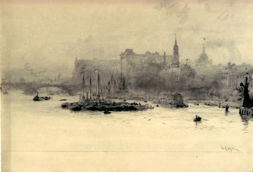 Detail of Billingsgate by William Lionel Wyllie