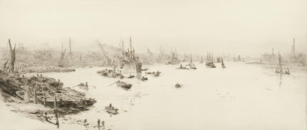 Detail of Deptford by William Lionel Wyllie
