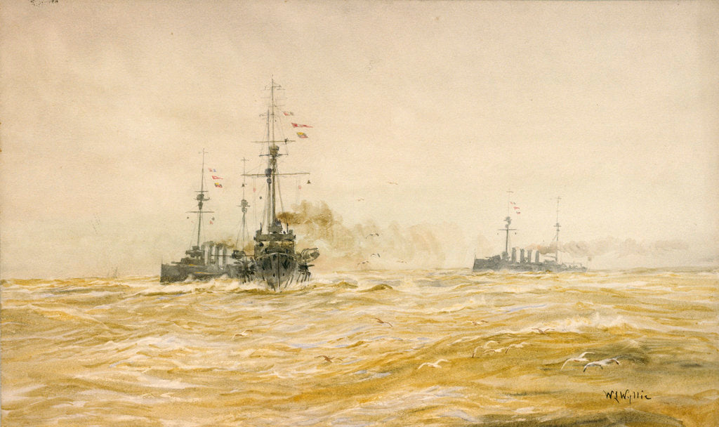 Detail of Manoeuvres by William Lionel Wyllie